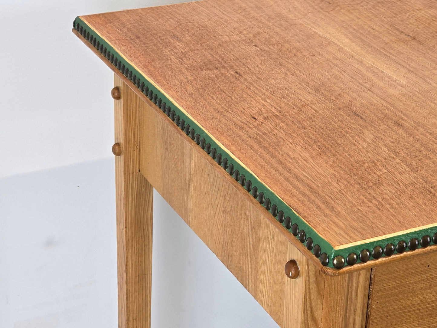 BAUHAUS TISCH schreibtisch esstisch holz vintage mid century schubladen