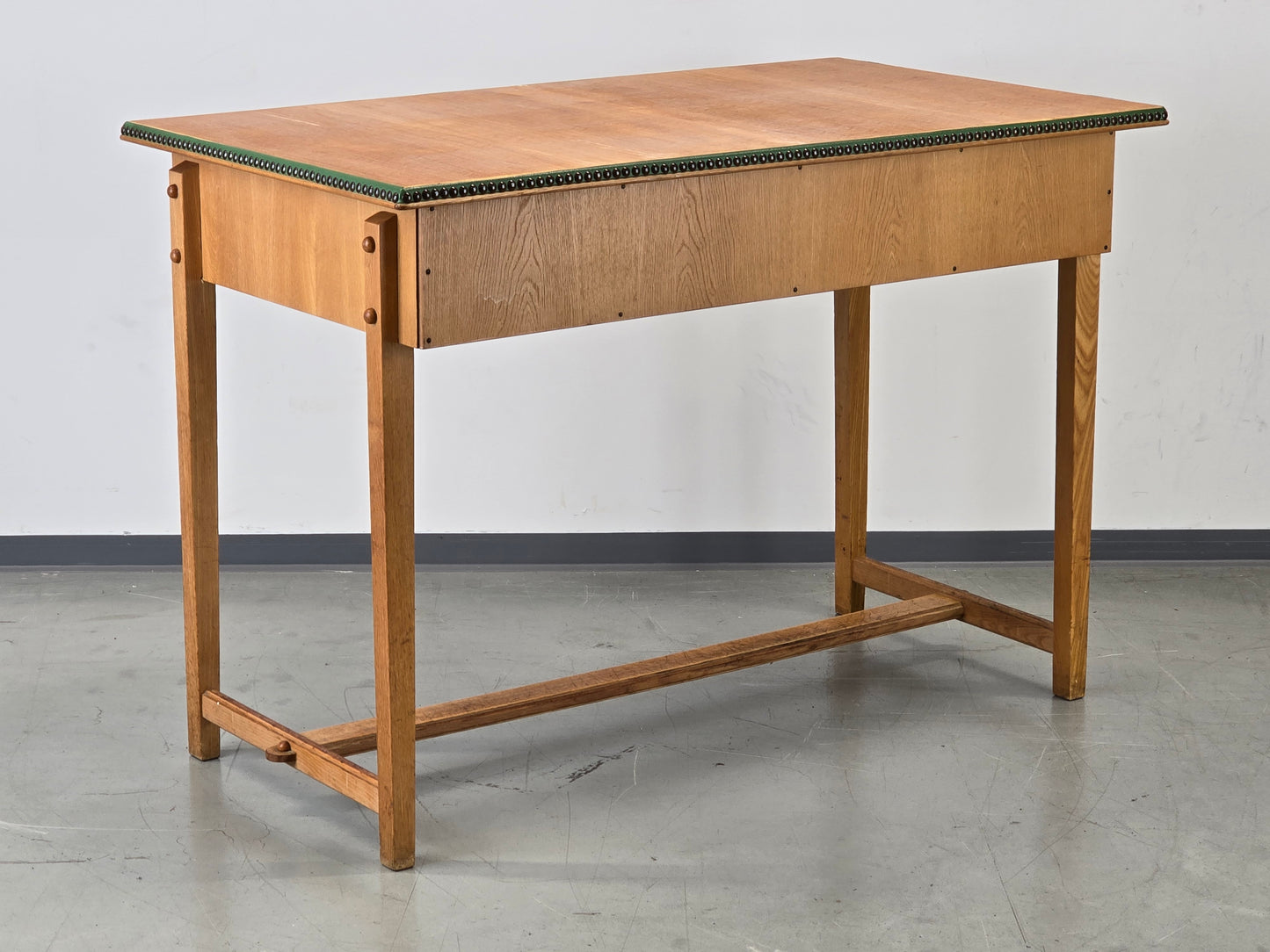 BAUHAUS TISCH schreibtisch esstisch holz vintage mid century schubladen