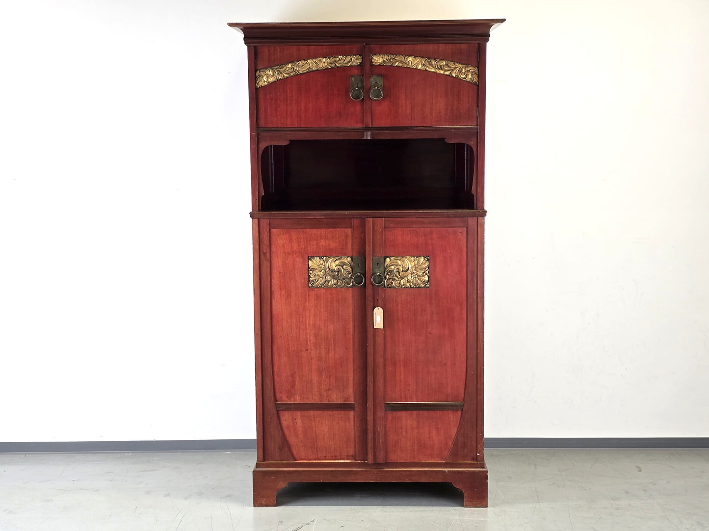 JUGENDSTIL SCHRANK kleiderschrank antik asiatisch buffet