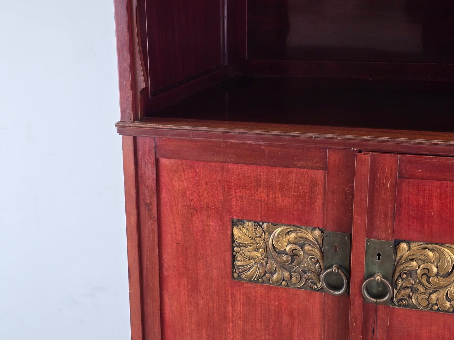 JUGENDSTIL SCHRANK kleiderschrank antik asiatisch buffet