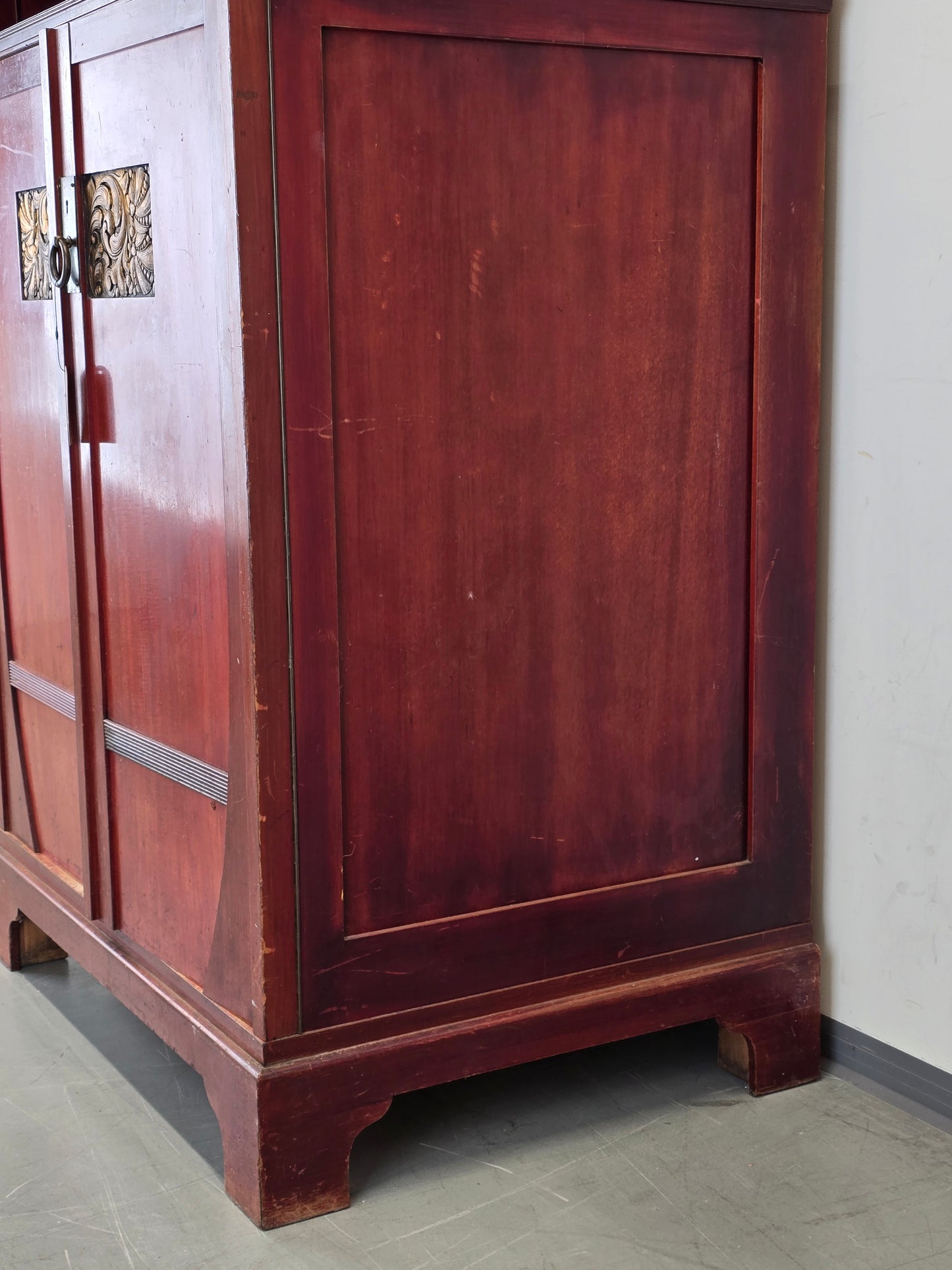 JUGENDSTIL SCHRANK kleiderschrank antik asiatisch buffet