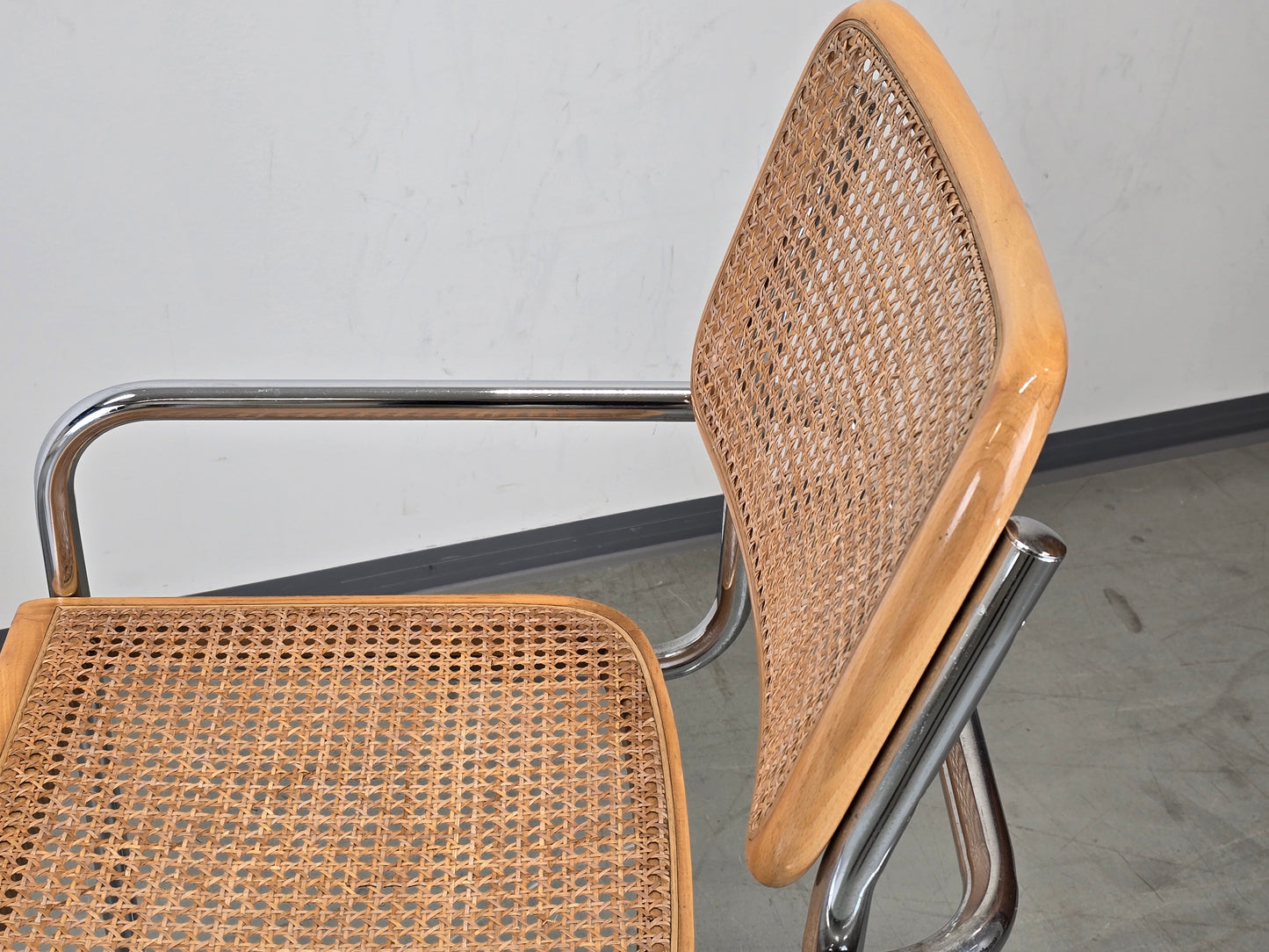 VINTAGE Freischwinger Stühle stuhl 60 Geflecht Bauhaus esszimmer marcel breuer mid century küche esstisch