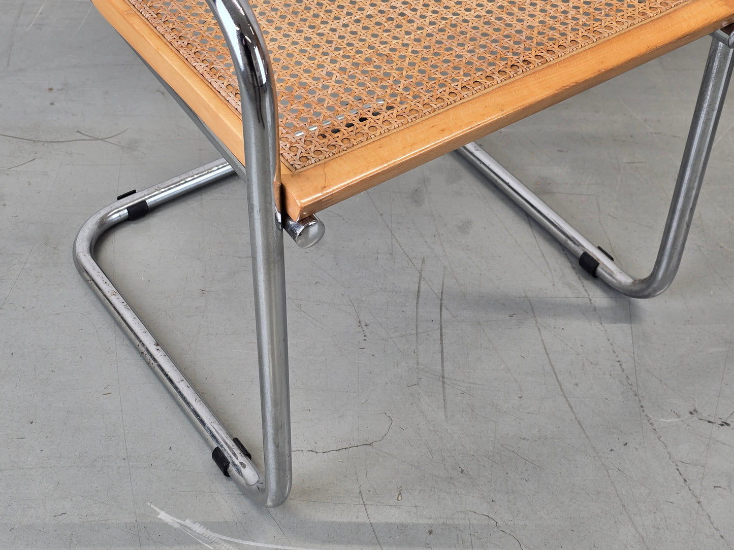 VINTAGE Freischwinger Stühle stuhl 60 Geflecht Bauhaus esszimmer marcel breuer mid century küche esstisch