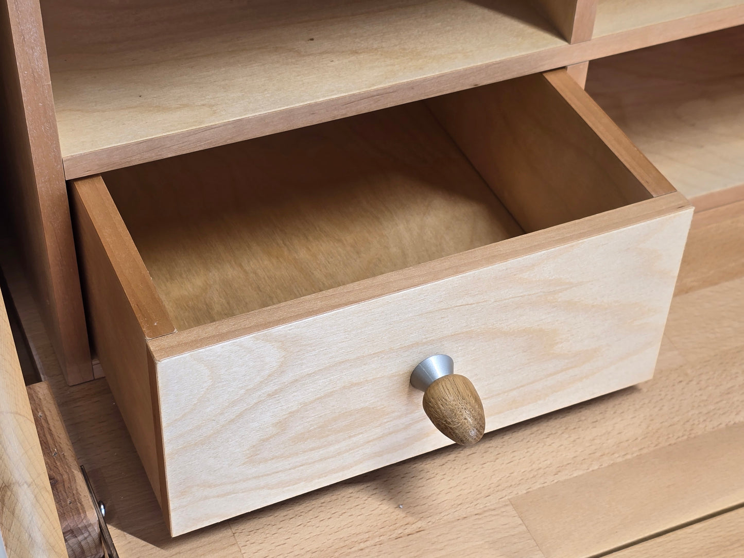 KERNBUCHE SEKRETÄR holz massiv Schreibtisch Kommode vollholz büro