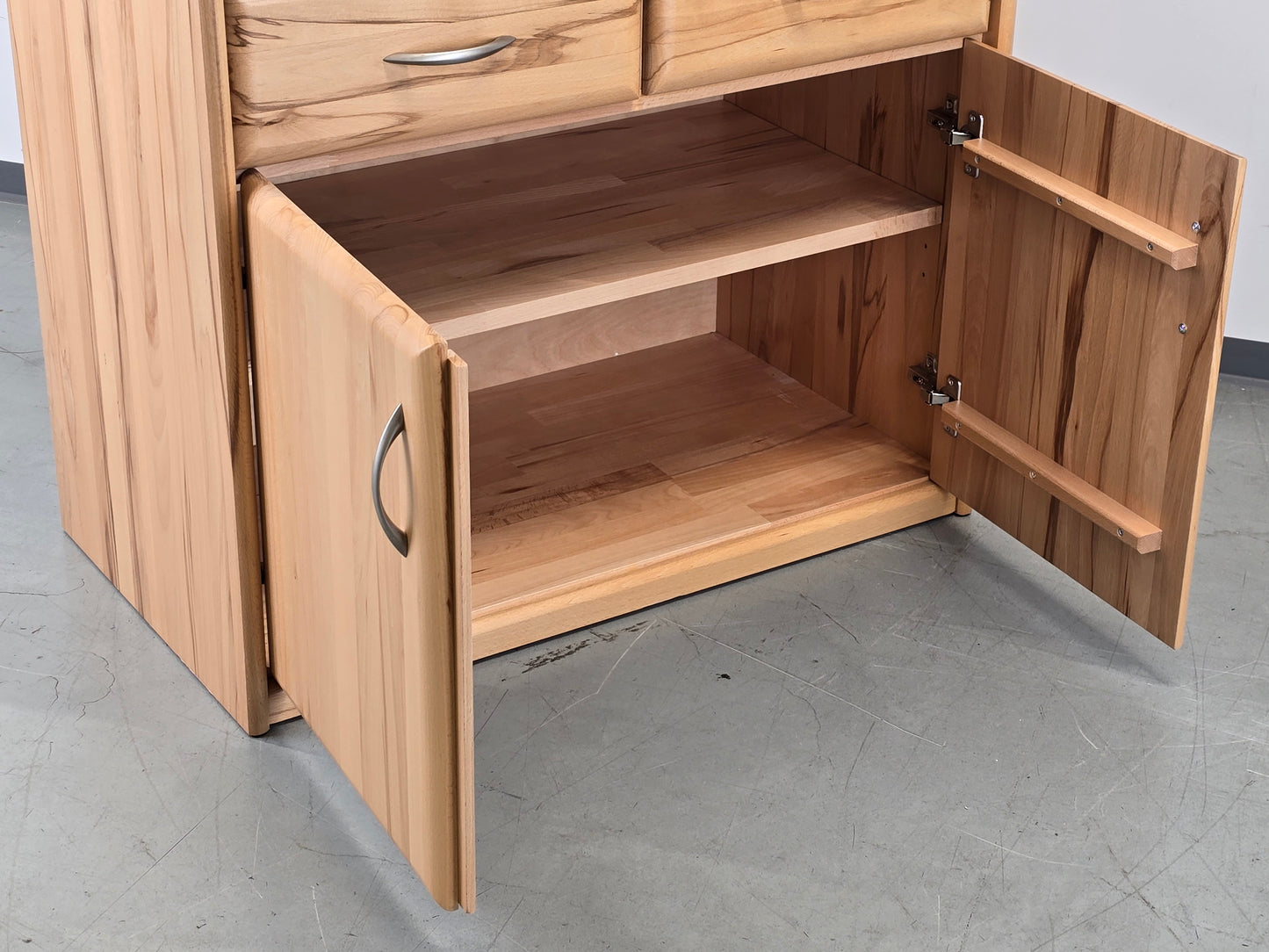 KERNBUCHE SEKRETÄR holz massiv Schreibtisch Kommode vollholz büro