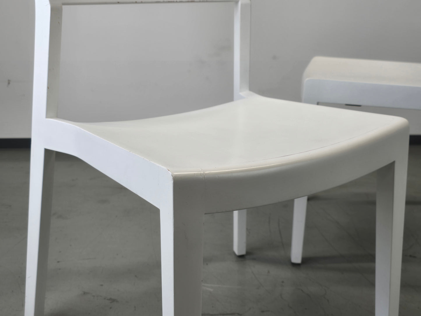 THIS WEBER STUHL stühle stapelbar holz stapelstühle weiß vintage dietiker