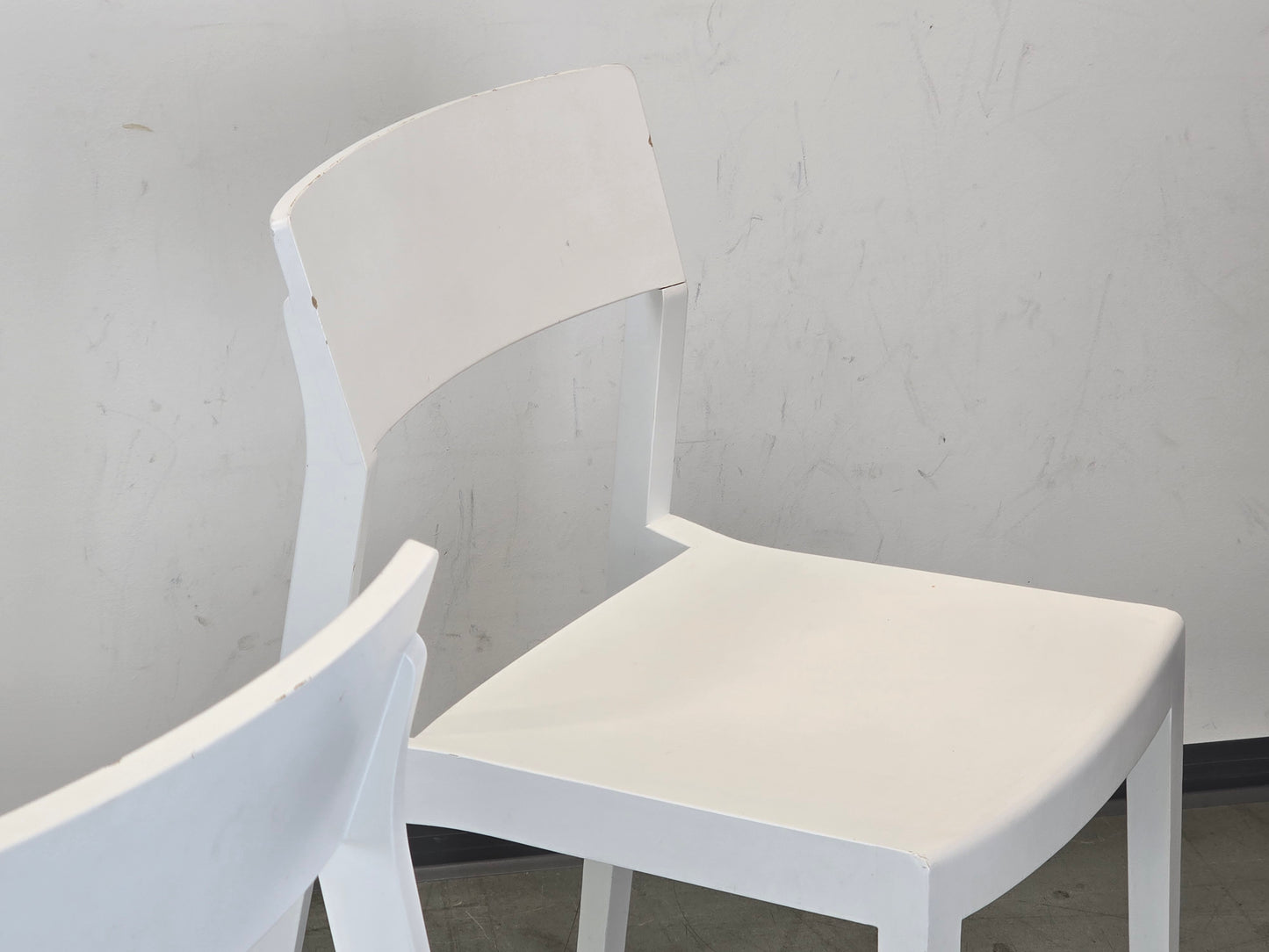 THIS WEBER STUHL stühle stapelbar holz stapelstühle weiß vintage dietiker