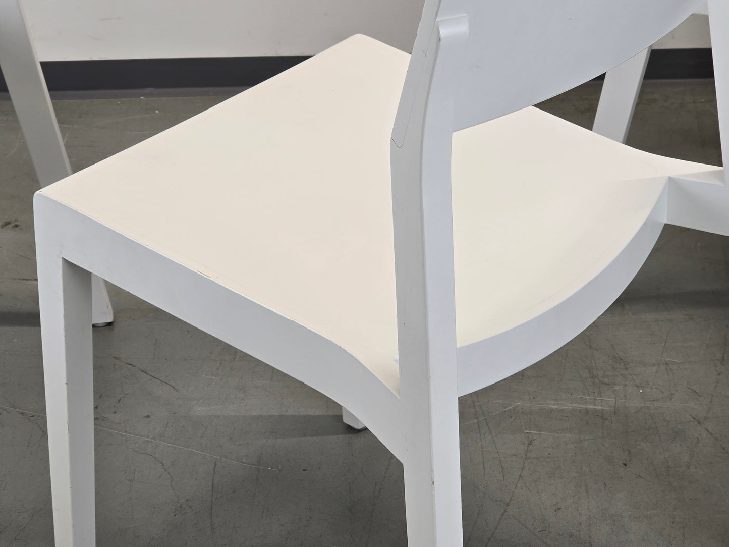 THIS WEBER STUHL stühle stapelbar holz stapelstühle weiß vintage dietiker