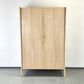 MID CENTURY KLEIDERSCHRANK beige schrank vintage 1960er weiß