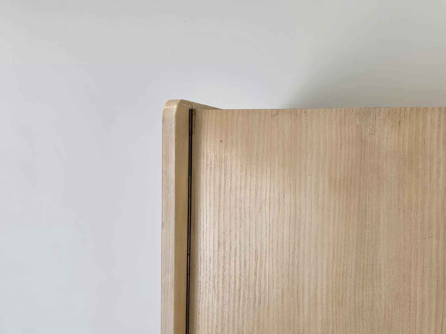 MID CENTURY KLEIDERSCHRANK beige schrank vintage 1960er weiß