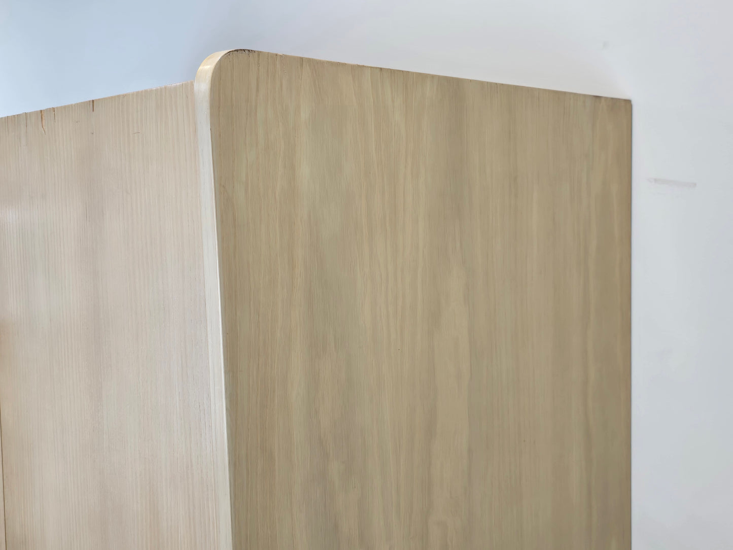 MID CENTURY KLEIDERSCHRANK beige schrank vintage 1960er weiß