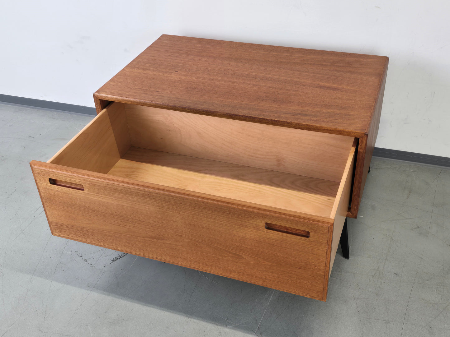 VINTAGE TEAK TV LOWBOARD kommode Sideboard holz board retro mid century