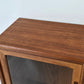 MID CENTURY TEAK VITRINE vintage sideboard kommode holz retro