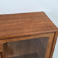 MID CENTURY TEAK VITRINE vintage sideboard kommode holz retro