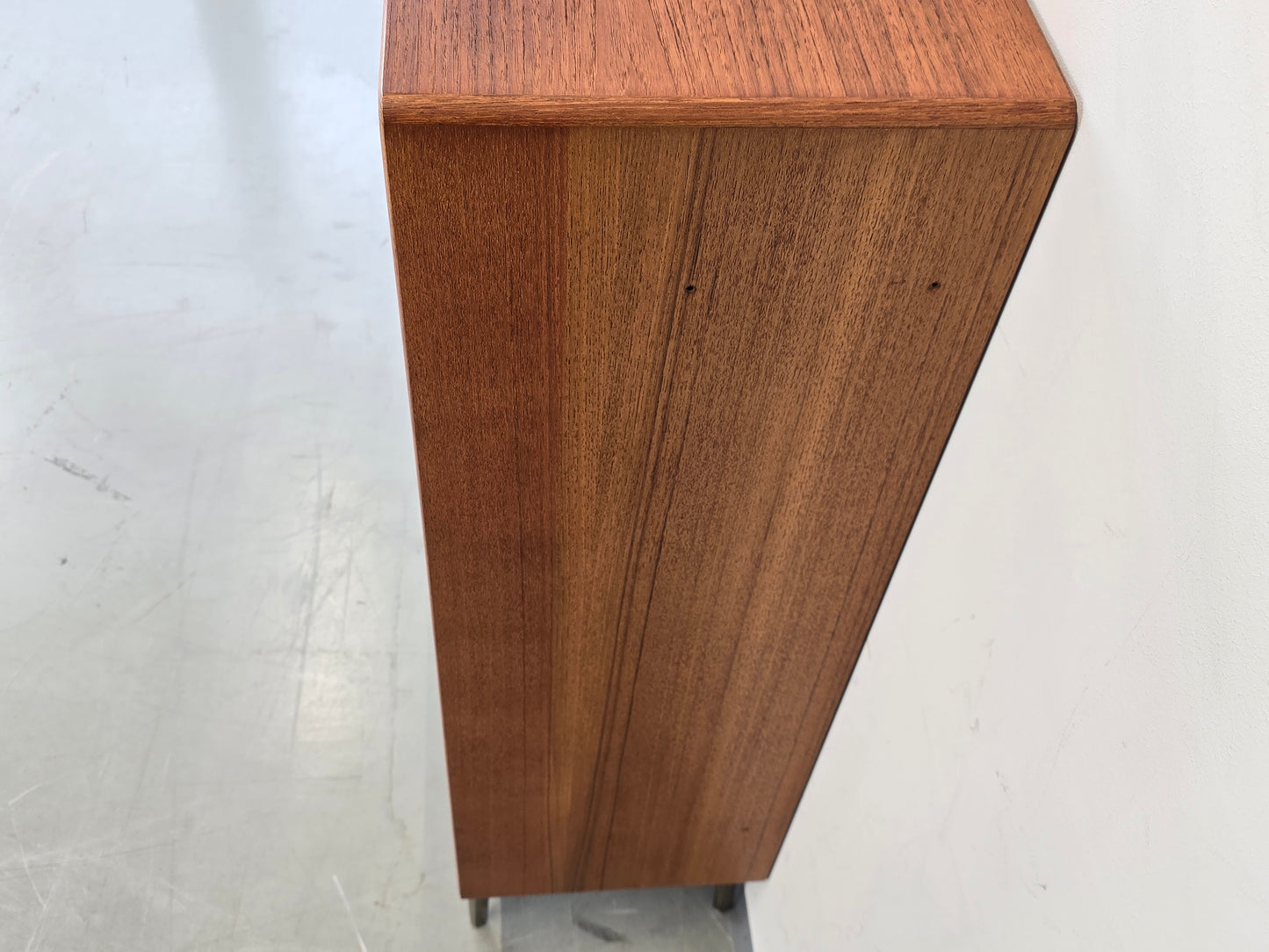 MID CENTURY TEAK VITRINE vintage sideboard kommode holz retro