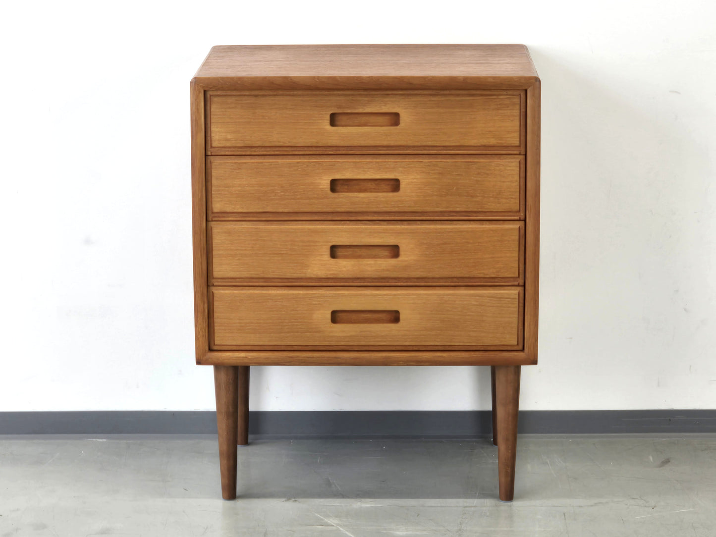 DANISH TEAK KOMMODE vintage schubladen nachttisch ablage flur retro mid century