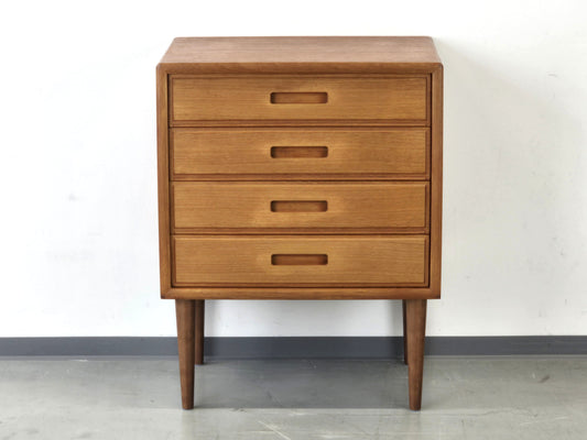 DANISH TEAK KOMMODE vintage schubladen nachttisch ablage flur retro mid century