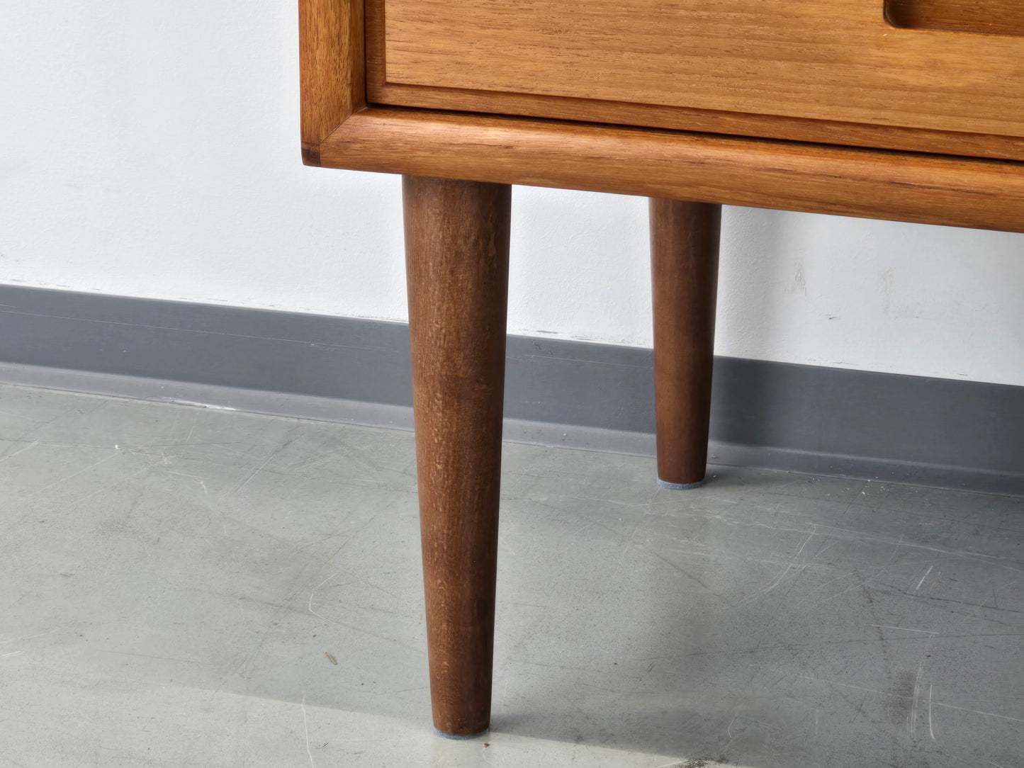 DANISH TEAK KOMMODE vintage schubladen nachttisch ablage flur retro mid century