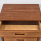 DANISH TEAK KOMMODE vintage schubladen nachttisch ablage flur retro mid century