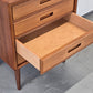 DANISH TEAK KOMMODE vintage schubladen nachttisch ablage flur retro mid century