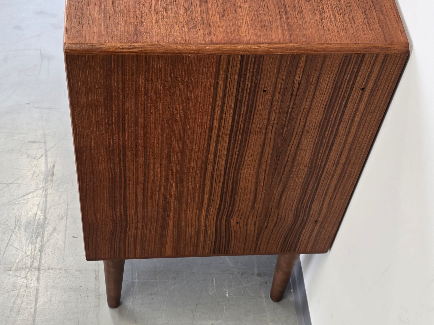 DANISH TEAK KOMMODE vintage schubladen nachttisch ablage flur retro mid century