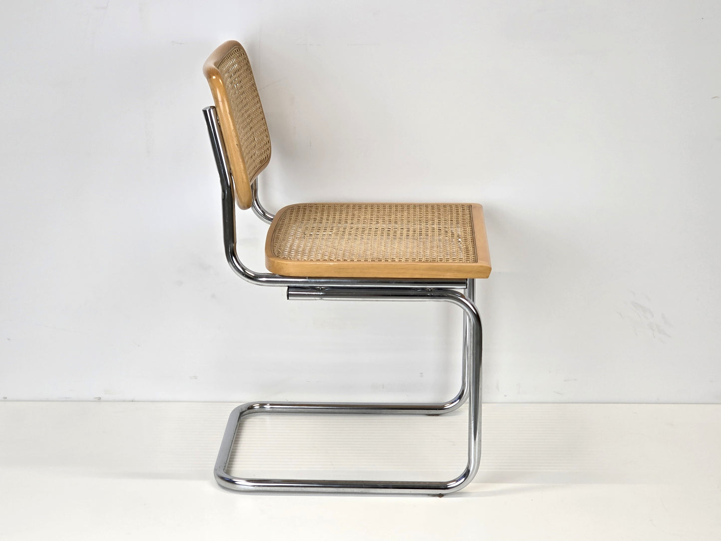 CESCA STUHL Marcel Breuer Thonet Stil Freischwinger Wiener Geflecht vintage mid century esszimmer esstisch