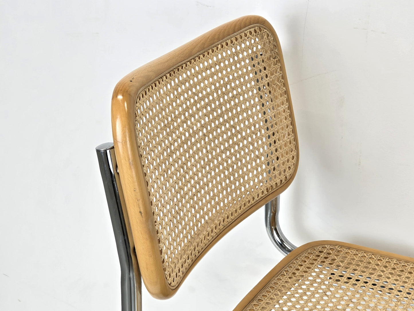 CESCA STUHL Marcel Breuer Thonet Stil Freischwinger Wiener Geflecht vintage mid century esszimmer esstisch