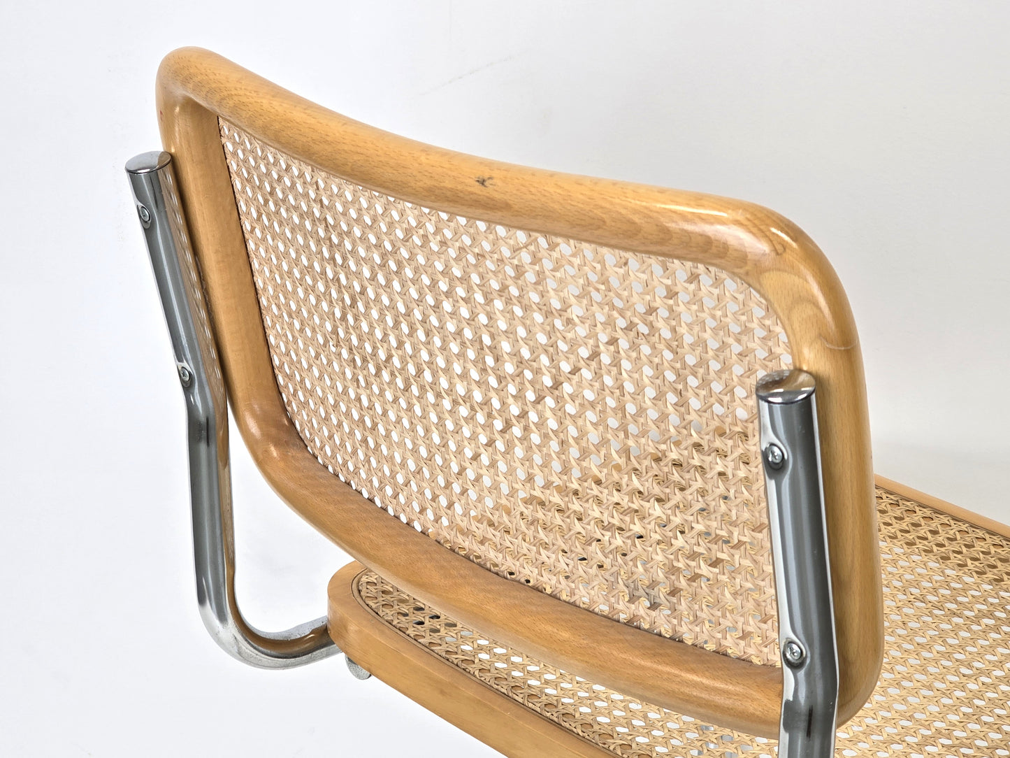 CESCA STUHL Marcel Breuer Thonet Stil Freischwinger Wiener Geflecht vintage mid century esszimmer esstisch