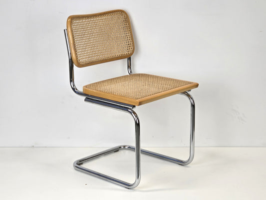 CESCA STUHL Marcel Breuer Thonet Stil Freischwinger Wiener Geflecht vintage mid century esszimmer esstisch
