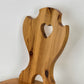 BAUERNSTUHL HOLZ Stuhl Herz Vintage Massivholz Landhaus Brettstuhl Kiefer