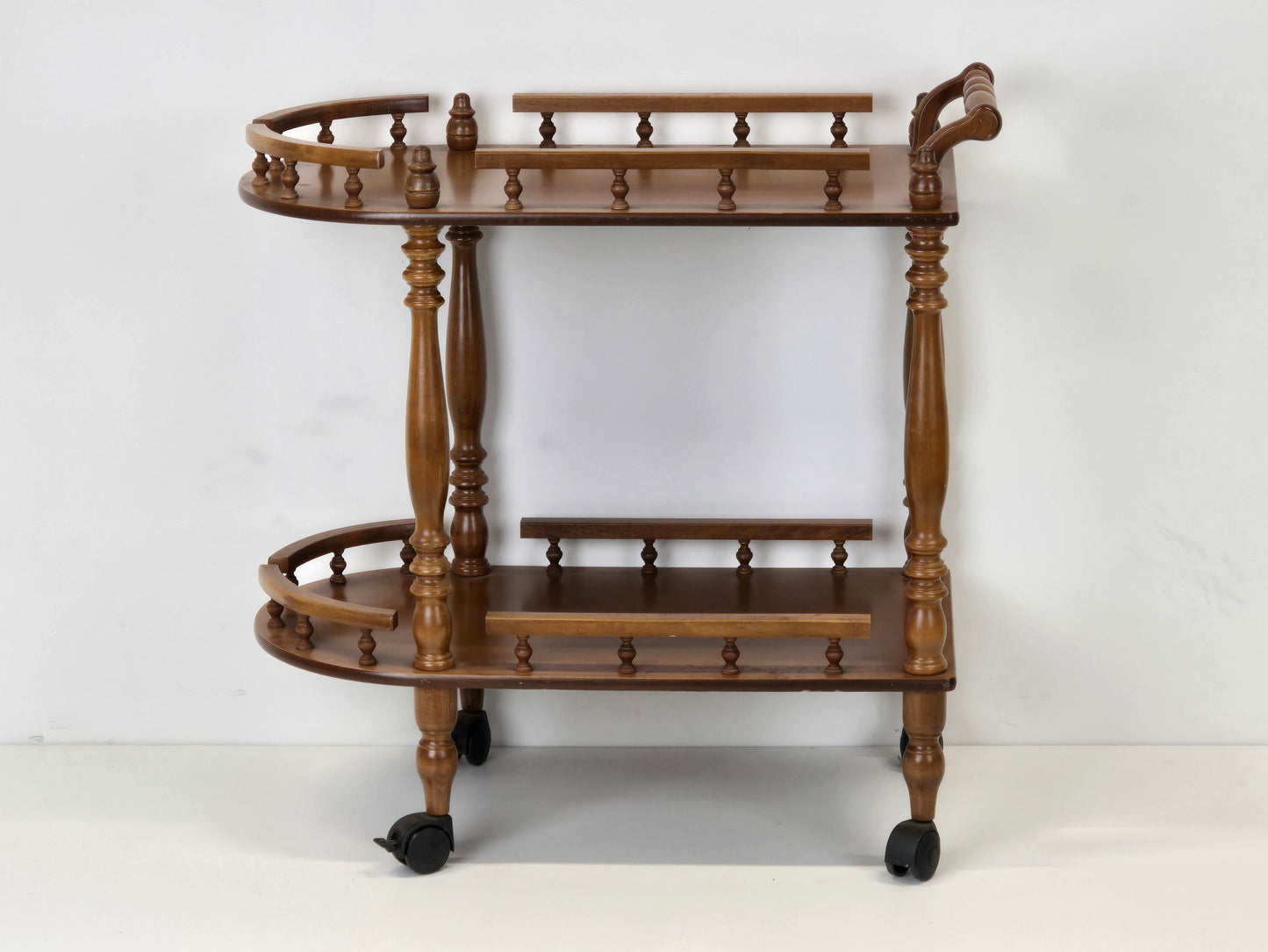 SERVIERWAGEN BARWAGEN Vintage Teewagen Holz Retro Rollwagen Regal antik