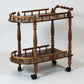 SERVIERWAGEN BARWAGEN Vintage Teewagen Holz Retro Rollwagen Regal antik