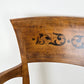 BIEDERMEIER ARMLEHNSTUHL Antik Stuhl Wiener Geflecht Holz Kirschbaum Vintage
