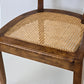 BIEDERMEIER ARMLEHNSTUHL Antik Stuhl Wiener Geflecht Holz Kirschbaum Vintage