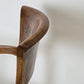 BIEDERMEIER ARMLEHNSTUHL Antik Stuhl Wiener Geflecht Holz Kirschbaum Vintage