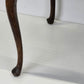 BEISTELLTISCH ANTIK Couchtisch Holz Glas Wiener Geflecht Vintage Barock-Stil