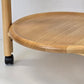 JENS QUISTGAARD Servierwagen Tabletttisch Holz Vintage Rund Klappbar