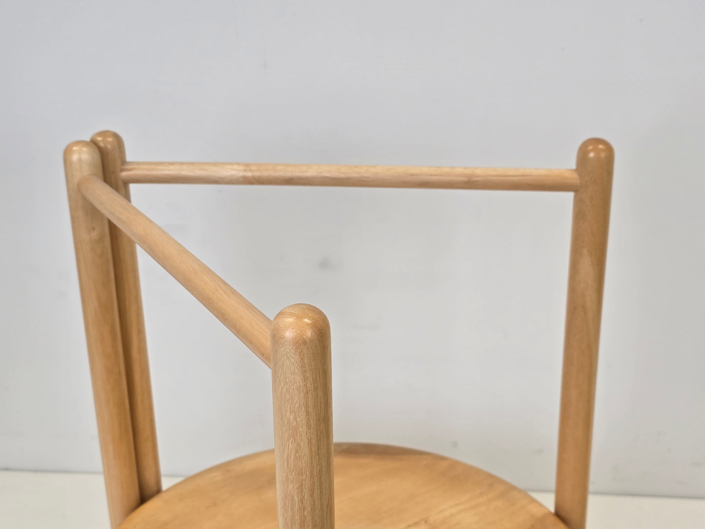 JENS QUISTGAARD Servierwagen Tabletttisch Holz Vintage Rund Klappbar