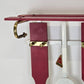 VINTAGE GARDEROBE Mid Century Wandgarderobe Filthaut 50er 60er Design Retro Rot