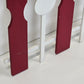 VINTAGE GARDEROBE Mid Century Wandgarderobe Filthaut 50er 60er Design Retro Rot
