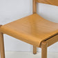 HILLER MONTANA Stuhl Buche Holz Schichtholz Vintage Design Klassiker Stapelstuhl