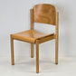 HILLER MONTANA Stuhl Buche Holz Schichtholz Vintage Design Klassiker Stapelstuhl