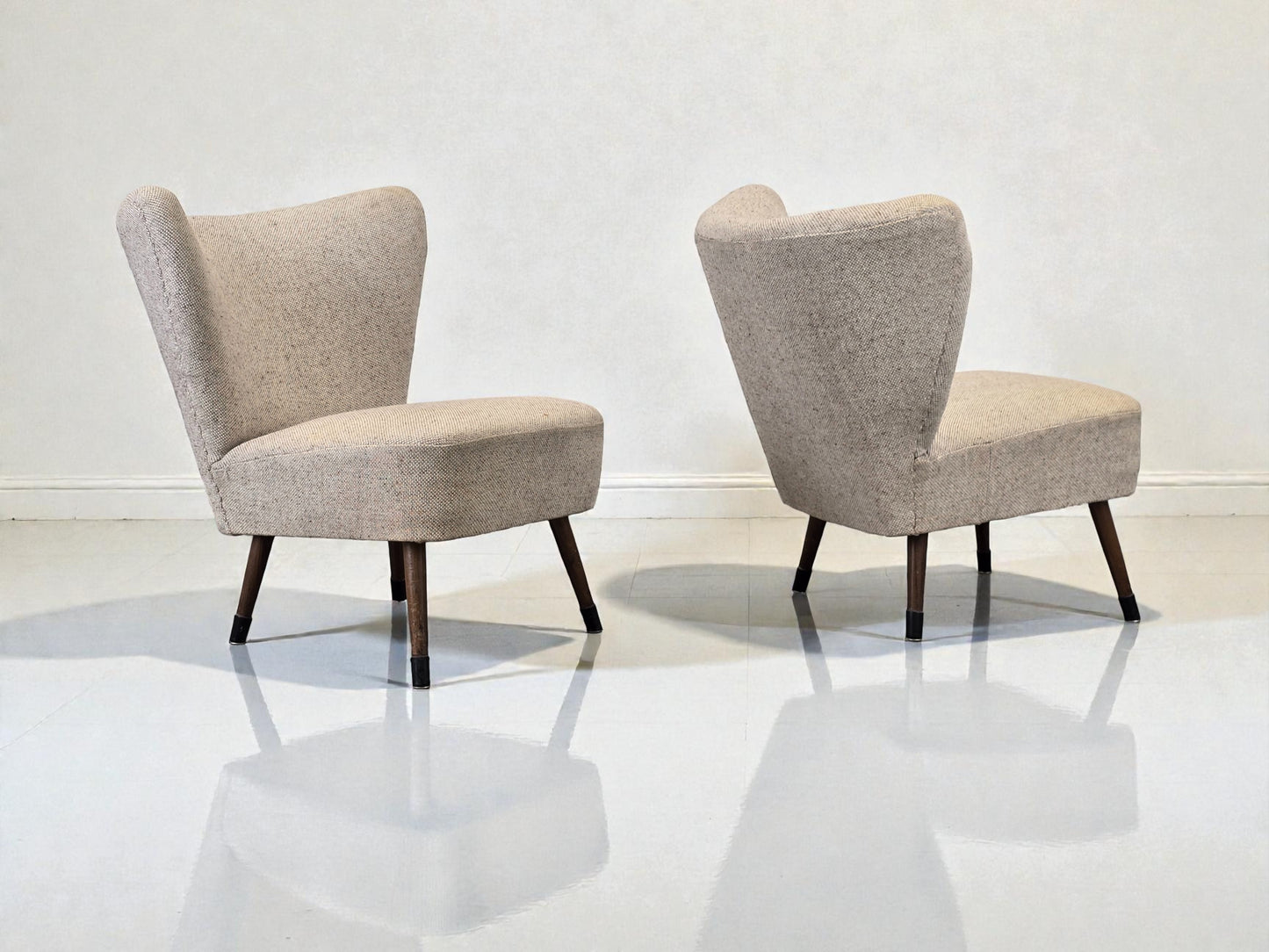 VINTAGE SESSEL Mid Century Cocktail Sessel 50er Jahre Design Retro Lounge