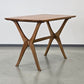 COUCHTISCH MID CENTURY Vintage 50er 60er Teak Nussbaum Scheren-Tisch Design