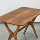COUCHTISCH MID CENTURY Vintage 50er 60er Teak Nussbaum Scheren-Tisch Design