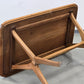 COUCHTISCH MID CENTURY Vintage 50er 60er Teak Nussbaum Scheren-Tisch Design