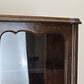 ANTIK BUFFET Vitrine Wurzelholz Schrank Mid-Century Art Déco Vintage