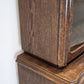 ANTIK BUFFET Vitrine Wurzelholz Schrank Mid-Century Art Déco Vintage