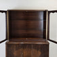 ANTIK BUFFET Vitrine Wurzelholz Schrank Mid-Century Art Déco Vintage