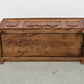 ANTIQUE TRUHE Eiche massiv Holztruhe Aussteuerkiste Vintage Barock-Stil
